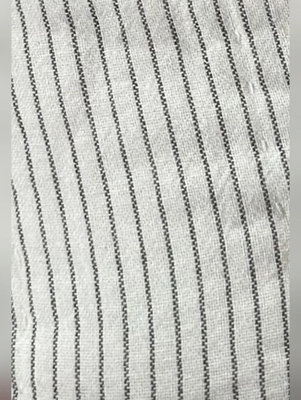 Hearth & Hand with Magnolia King Microstripe Quilt Sour Cream 104x92 Cotton
